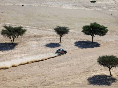 القطري ناصر العطية خلال مشاركته في المرحلة الأولى من رالي داكار - 4 يناير 2026 - dakar.com