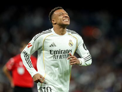كيليان مبابي مهاجم ريال مدريد خلال مباراة ريال أوفييدو في الدوري الإسباني - 14 مايو 2026 - Reuters