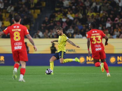 إينييغو مارتينيز خلال مباراة بين النصر والقادسية - 8 يناير 2026 - X/@AlNassrFC