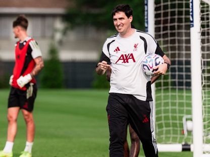 أندوني إيراولا خلال تدريبات نادي ليفربول - 22 يوليو 2026 - X/LFC