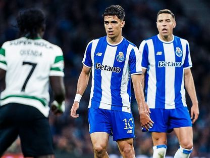 غابري فيغا خلال مباراة بين بورتو وسبورتينغ لشبونة في كأس البرتغال - 22 أبريل 2026 - X/@FCPorto