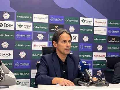 سيموني إنزاغي في مؤتمر صحافي بعد مباراة الشباب في الدوري السعودي - 27 فبراير 2026 - X/@aawsat_spt