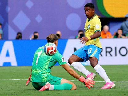 البرازيلي إندريك فيليبي يهدر فرصة سهلة أمام النرويج أثناء التعادل 0-0 في ثمن نهائي كأس العالم - 5 يوليو 2026 - reuters