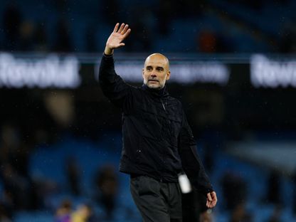 بيب غوارديولا مدرب مانشستر سيتي بعد الفوز على كريستال بالاس في الدوري الإنجليزي - 13 مايو 2026 - Action Images via Reuters