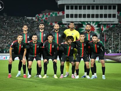 فريق الجيش الملكي قبل مواجهة الرجاء في الجولة الثانية من الدوري المغربي - 17 سبتمبر 2025 - facebook/asfarofficiel