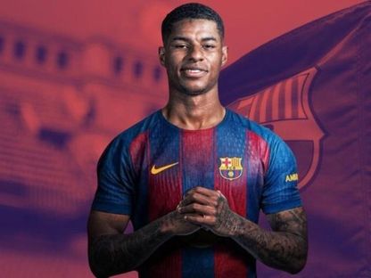 صورة تخيلية لماركوس راشفورد بقميص برشلونة - 20 يوليو 2025 - X@mundodeportivo