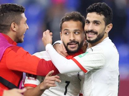 أحمد رفعت وأيمن أشرف في كأس العرب 2021 - Reuters