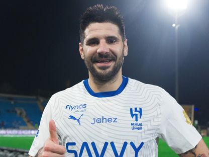 الصربي ألكسندر ميتروفيتش مهاجم الهلال السعودي - 8 مارس 2025 - X/@@Alhilal_FC