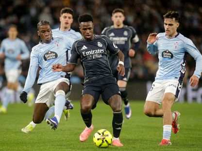 فينيسيوس جونيور خلال مباراة بين ريال مدريد وسيلتا فيغو - 6 مارس 2026 - REUTERS