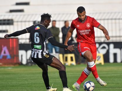 من مواجهة النجم الرياضي الساحلي والنادي الصفاقسي في الدوري التونسي - 13 أبريل 2024 - X/@Etoile Sportive du Sahel