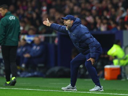 مدرب توتنهام هوتسبير إيغور تودور خلال مواجهة أتلتيكو مدريد في ذهاب ثمن نهائي دوري أبطال أوروبا - 10 مارس 2026 - Action Images via Reuters