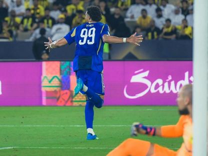 احتفال تيتي ينجي لاعب اتشيدا الياباني بتسجيل هدف في مرمى الاتحاد السعودي بربع نهائي دوري أبطال آسيا للنخبة - 17 أبريل 2026 - X/@FcMachidaZelvia