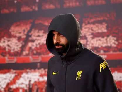محمد صلاح بعد مباراة ناديه ضمن منافسة البريمييرليغ / 14 يناير 2025 - Reuters