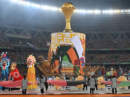 خلال حفل افتتاح كأس الأمم الإفريقية في كوت ديفوار - 13 يناير 2024 - AFP