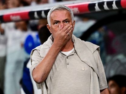 البرتغالي جوزيه مورينيو مدرب ريال مدريد خلال مواجهة ريال سوسيداد في الدوري الإسباني - 26 أغسطس 2026 - Reuters