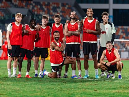 لاعبو ليفربول من الحصة التدريبية الأخيرة في هونغ كونغ - 23 يوليو 2025 - X/LFC