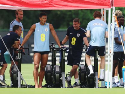خلال تدريب لمنتخب إنجلترا في كأس العالم - 2 يوليو 2026 - IMAGN IMAGES via Reuters
