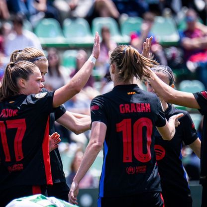 برشلونة يسجل 9 أهداف ويحصد لقب الدوري الإسباني للسيدات