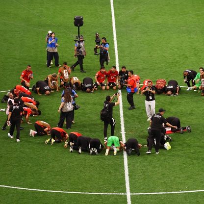 لقطة اليوم| سجدة النصر أعادت أمجاد منتخب مصر