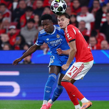 شاهد.. هدف فينيسيوس المذهل يمنح ريال مدريد الفوز على بنفيكا وطرد مورينيو