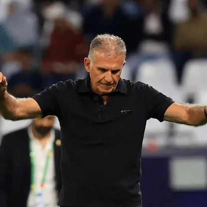 كارلوش كيروش مدرب عمان في مباراة المغرب بكأس العرب - 5 ديسمبر 2025