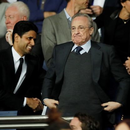 نحن عائلة واحدة.. الخليفي يريد دفن الخلاف مع فلورنتينو بيريز