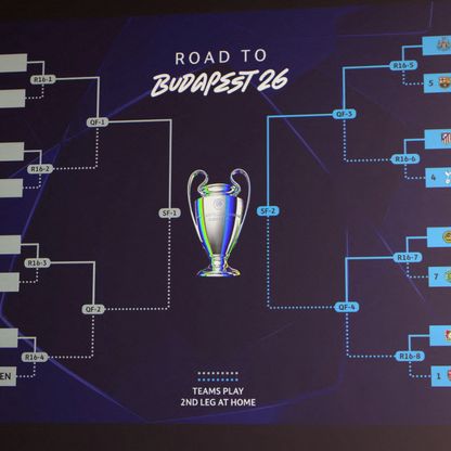 جدول مواعيد مباريات ثمن نهائي دوري أبطال أوروبا