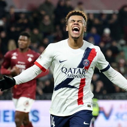 باريس سان جيرمان يهزم ميتز العنيد مع رقم قياسي للهجوم