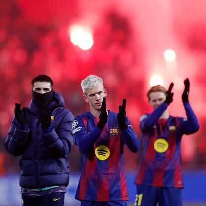 "يويفا" يُغرّم برشلونة وينذر هانزي فليك بعد مباراته ضد سلافيا براغ