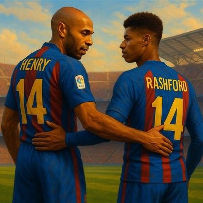 راشفورد يختار رقم قدوته تييري هنري في برشلونة