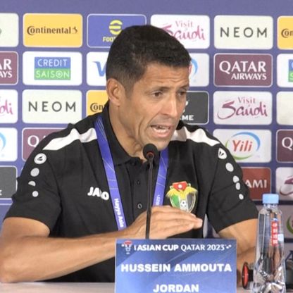 الحسين عموتة مدرب الأردن: يجب أن نتعذب حتى نتأهل إلى المباراة النهائية