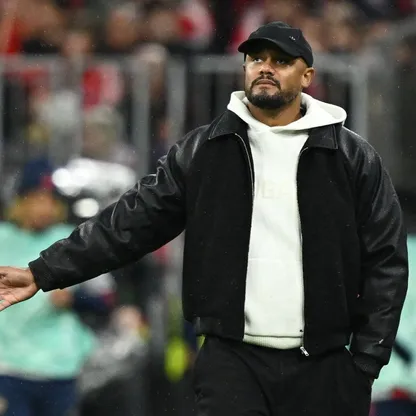 فينسنت كومباني خلال مباراة بايرن ميونيخ وأرسنال بدوري أبطال أوروبا - 21 أكتوبر 2026