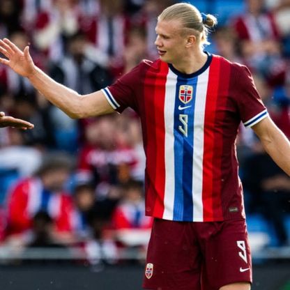 هالاند يُداعب لقب الهداف التاريخي للنرويج بهاتريك في كوسوفو