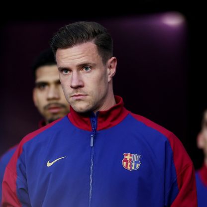 تير شتيغن يشعل الصراع مع برشلونة ولابورتا في قمة الغضب