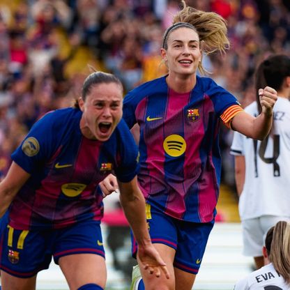 سيدات برشلونة يسحقن ريال مدريد في كلاسيكو الدوري الإسباني