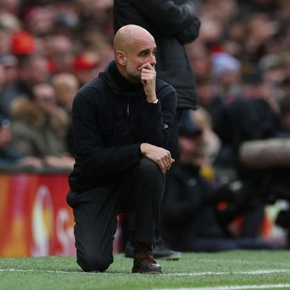 غوارديولا يقر بأن يونايتد استحق الفوز على سيتي