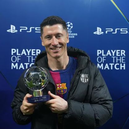 ماذا قال ليفاندوفسكي أفضل لاعب بمواجهة برشلونة ودورتموند؟