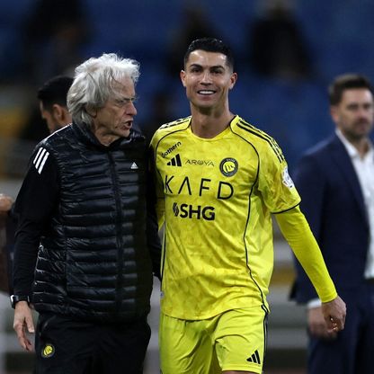 جورجي جيسوس يهدد بالرحيل عن النصر إذا لم يستمر كريستيانو رونالدو