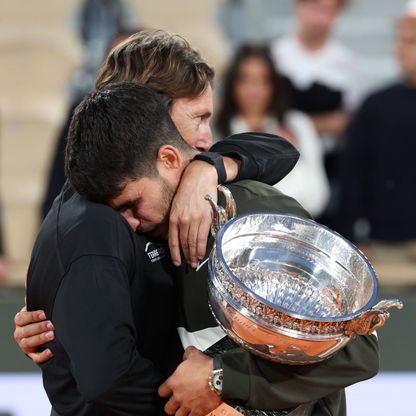 كارلوس ألكاراز ينفصل عن مدربه فيريرو بعد 7 سنوات من التعاون