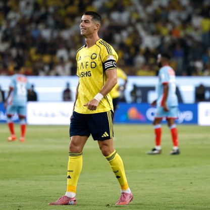 شاهد.. رونالدو يسجل هدفه الـ945 في مسيرته ويتجاوز حمد الله