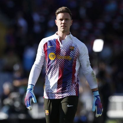 رابطة الدوري الإسباني تدعم تير شتيغن في نزاعه مع برشلونة