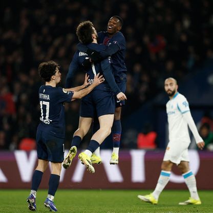 شاهد.. باريس سان جيرمان يكتسح مارسيليا بخماسية ويستعيد صدارة الدوري
