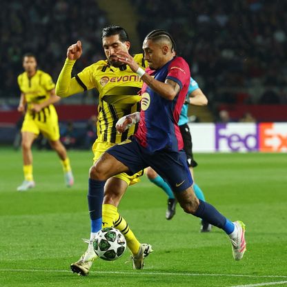 تشكيلة برشلونة الأساسية ضد دورتموند.. ليفاندوفسكي يقود الهجوم