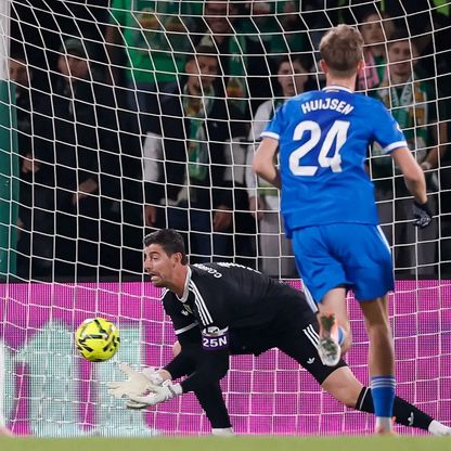 ضربة جديدة لريال مدريد.. كورتوا "المريض" يغيب عن رحلة أثينا