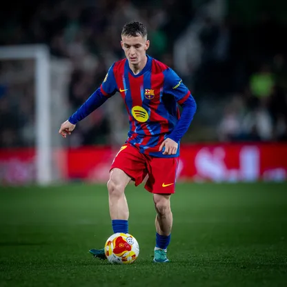 مارك كاسادو لاعب برشلونة خلال مواجهة راسينغ سانتاندير في كأس ملك إسبانيا - 15 يناير 2026