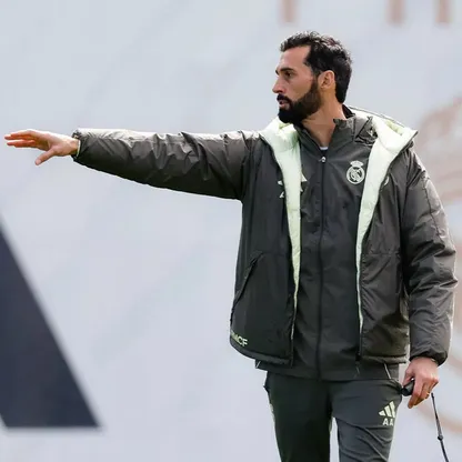 ألفارو أربيلوا خلال تدريب لريال مدريد - 2 أبريل 2026