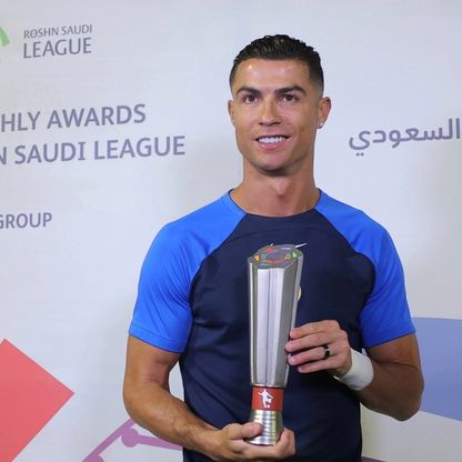 رونالدو يحصد جائزة فردية جديدة في دوري روشن السعودي
