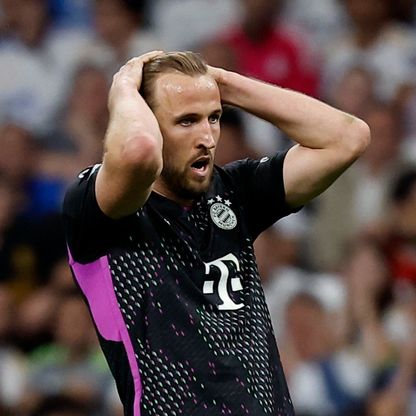 إصابة في الظهر تحرم هاري كين من آخر مباراة بالدوري الألماني