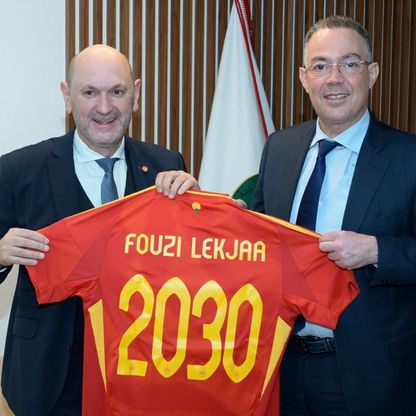 لقجع يتمنى نهائي مونديال 2030 بين المغرب وإسبانيا في "الدار البيضاء"
