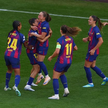 شاهد.. سيدات برشلونة على عرش أوروبا مجدداً برباعية تاريخية في شباك ليون